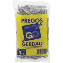Prego C/ Cabeça 12 X 12 MM - 1 Kg - Gerdau Aços Longos