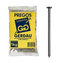 Prego com cabeça 15X15 Gerdau