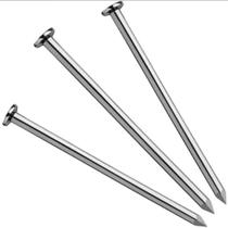 Prego com cabeça 17x27 com cabeça pacote de 1kg aço galvanizado