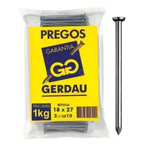 Prego Com Cabeça 18 x 27 Pacote 1KG 117000144 GERDAU Prego Com Cabeça 18 x 27 Pacote 1KG 117000144 GERDAU