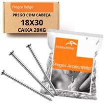 Prego Com Cabeca 18X30 20Kg Belgo Prego Com Cabeca 18X30 20Kg Belgo