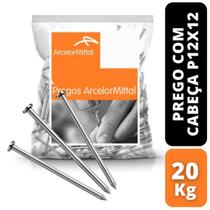 Prego Com Cabeca P12X12 20Kg Belgo Prego Com Cabeca P12X12 20Kg Belgo