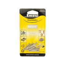 Prego de aco c/c cartela 15 unidades emavi - 15 x 15