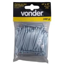 Prego de Aço com Cabeça Vonder 17 x 27 330g