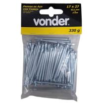 Prego de Aço com Cabeça Vonder 17 x 27 330g
