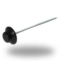 Prego Fácil para Telha Ecológica Onduline Preto Kit Com 100 Unidades