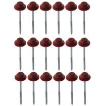 Prego Fácil Vermelho e Marrom com 18 Unidades - BR107 - ONDULINE