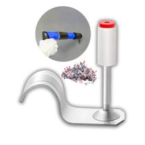 Prego Finca Pino Tubular Meia Lua Para Pistola 100peças Gesso Drywall Alvenaria