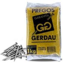 prego gerdau 12x12 com cabeça 1 kilo prego gerdau 12x12 com cabeça 1 kilo