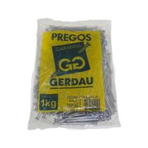 prego gerdau 18x30 com cabeça 1 kilo prego gerdau 18x30 com cabeça 1 kilo