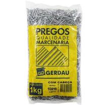 Prego gerdau c/c 1kg - 10 x 10