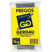 Prego Gerdau Com Cabeca 25X72 (7,00X152mm) 1Kg