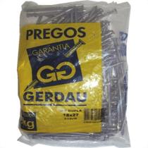 Prego Gerdau Com Cabeca Dupla 18X27 (3,40X62mm) 1Kg