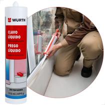 Prego Líquido cola super forte para rodapé vidros madeiras mármores porcelana e ferro