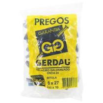 Prego para telha 0,5 kg gerdau / jomarca - 18 x 27