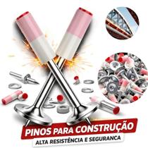 Prego Pino Finca Pinos para Drywall Gesso Aço Concreto Madeira 100 Un. 42mm