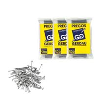 Prego Polido Com Cabeça 12X12 1,8Mm X 27,6Mm 150G Gerdau Prego Polido Com Cabeça 12X12 1,8Mm X 27,6Mm 150G Gerdau