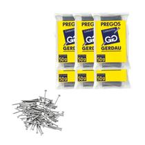 Prego Polido Com Cabeça 12X12 1,8Mm X 27,6Mm 300G Gerdau Prego Polido Com Cabeça 12X12 1,8Mm X 27,6Mm 300G Gerdau