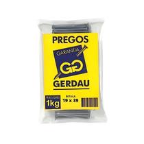 Prego Polido com Cabeça 19x39-3.1/2x9 1kg Gerdau Prego Polido com Cabeça 19x39-3.1/2x9 1kg Gerdau