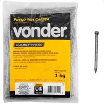 Prego Sem Cabeça 10 X 10 (7/8 X 17) Polido 1 Kg Vonder Prego Sem Cabeça 10 X 10 (7/8 X 17) Polido 1 Kg Vonder