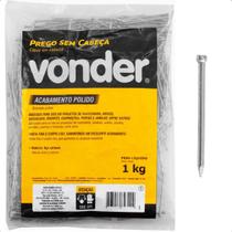 Prego sem Cabeça 13 x 15" (1.1/4 x 15") Polido 1 Kg Vonder Prego sem Cabeça 13 x 15" (1.1/4 x 15") Polido 1 Kg Vonder