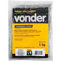 Prego sem Cabeça 18 x 30 (2,3/4 x 10) Polido 1 Kg Vonder
