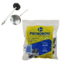Prego Telheiro com Borracha Pietrobon 18x30 500g Prego Telheiro com Borracha Pietrobon 18x30 500g