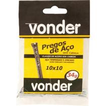 Pregos de aço sem cabeça 10 x 10 com 100 pregos