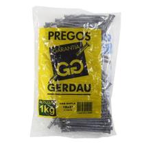 Pregos Gerdau 18x27 C/cabeça Aço Oxidado 1kg