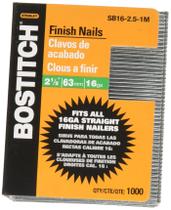 Pregos para Acabamento Bostitch SB16-2.5-1M 63mm 16GA Pacote com 1000 Pregos para Acabamento Bostitch SB16-2.5-1M 63mm 16GA Pacote com 1000