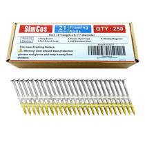 Pregos para Estrutura SimCos Aço Inoxidável 304 21 2" 250 unidades