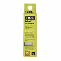 Pregos RYOBI A1021801 18GA 1-1/4 polegadas, 1000 unidades para AirStrike Nailer Pregos RYOBI A1021801 18GA 1-1/4 polegadas, 1000 unidades para AirStrike Nailer