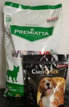 Premiatta whey hd 6kg cães adultos raças pequenas e biscoito Class Crock