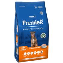 PremieR Ambientes Internos Adultos Porte Médio sabor Frango e Salmão 12 kg PremieR Ambientes Internos Adultos Porte Médio sabor Frango e Salmão 12 kg