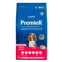 Premier Ambientes Internos Cães Adultos Porte Pequeno Salmão Dermacare 12kg Premier Ambientes Internos Cães Adultos Porte Pequeno Salmão Dermacare 12kg