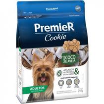 Premier cookie caes adult racas peq coco e aveia 250 g Premier cookie caes adult racas peq coco e aveia 250 g