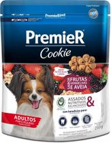 Premier cookie cães adultos porte pequeno frutas vermelhas e aveia 250g