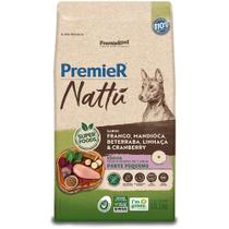 Premier Nattú Cães Sênior Pequeno Frango/Mandioca 10Kg Premier Nattú Cães Sênior Pequeno Frango/Mandioca 10Kg