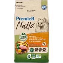 Premier Nattú Cão Pequeno Frango/Mandioquinha/Espinafre 1Kg