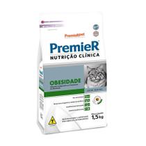 Premier Nutrição Clínica Obesidade para Gatos Adultos 1,5KG