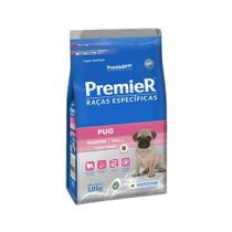 Premier pug filhote porte pequeno frango 1 kg