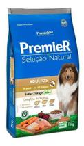 Premier selecao natural caes adultos 12kg