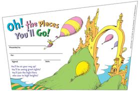Prêmios de reconhecimento Eureka Dr. Seuss 'Oh, The Places' 36pc