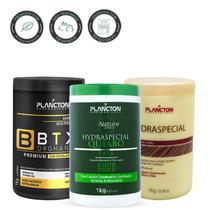 Premium 1kg+Banho de Verniz 1kg+Máscara de Quiabo 1kg