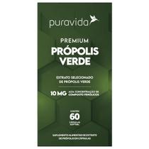 Premium Própolis Verde - 60 Cápsulas - Puravida Premium Própolis Verde - 60 Cápsulas - Puravida
