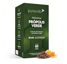 Premium Própolis Verde Extrato de Própolis 60 Cápsulas Puravida