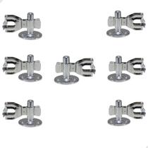 Prende Porta de Piso Fixador de Chão Para Porta Forte 7 Unidades