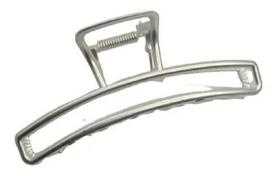 Prendedor Cabelo Piranha Metal Retangular Média Moda Luxo Prendedor Cabelo Piranha Metal Retangular Média Moda Luxo
