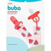 Prendedor Chupeta Buba 3m+ Rosa/Melancia 12045
