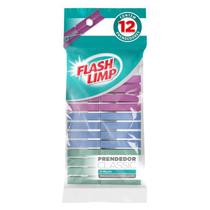 Prendedor Classic 12 peças FlashLimp LAV689 Prendedor Classic 12 peças FlashLimp LAV689